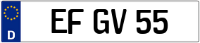 Truck License Plate